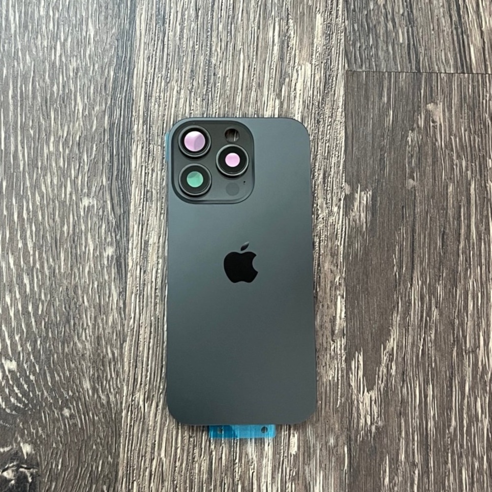 iPhone 16 Pro Back Glass Big Hole Replacement Part Assembly - Black
